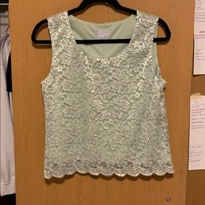 Lace tank